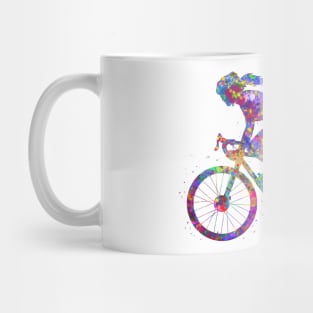 Road biker girl Mug